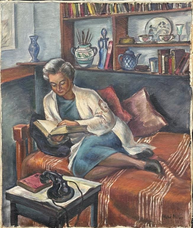 M. Miller, O/C Self Portrait (1 of 4)