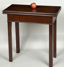 Very Diminutive George III Mahogany Game Table