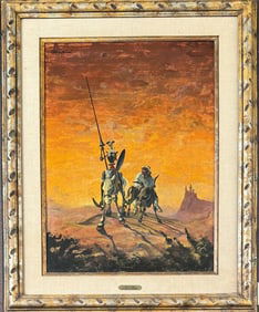 A. Ghedini, E/B Don Quixote & Sancho Panza Riding