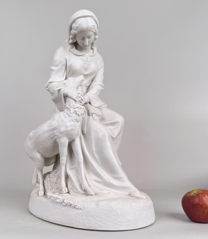Large Copeland Parian Statue (1 of 10)