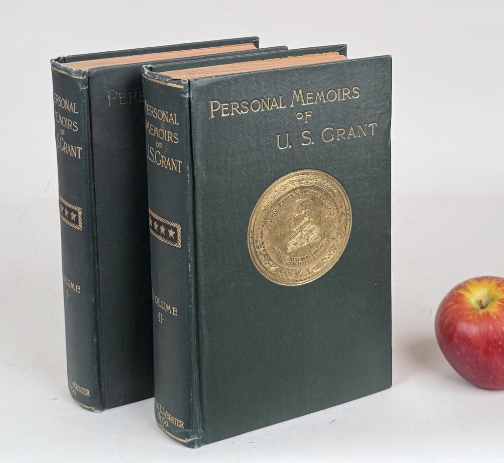 Two Volume Memoirs of Ulysses S. Grant (1 of 9)