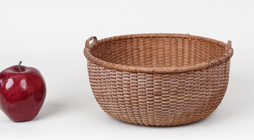 Nantucket Open Lightship Basket, Side Handles (1 of 10)