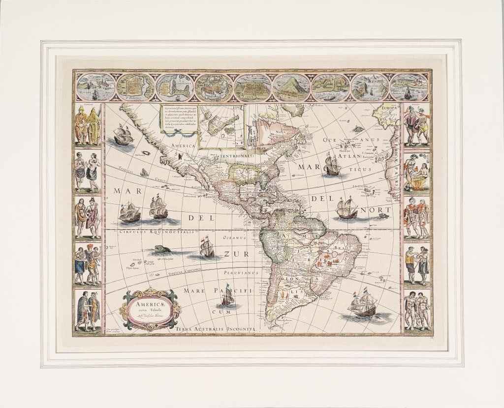 Unframed Map of the Americas (1 of 6)