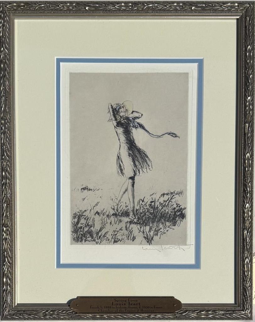 L. Icart, Etching "Spring Fever" (1 of 5)