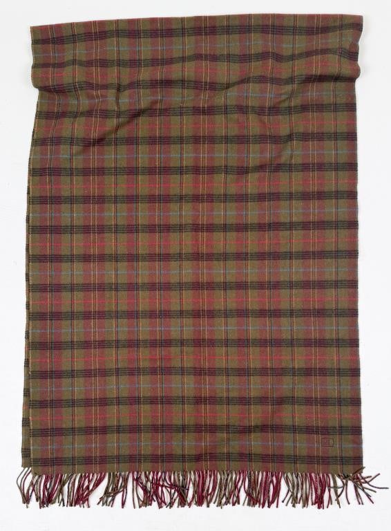 Ralph Lauren Plaid Cashmere Womens' Shawl / Scarf (1 of 5)