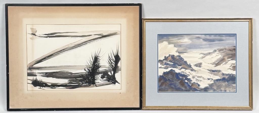 Two Signed Nautical Watercolors (1 of 6)