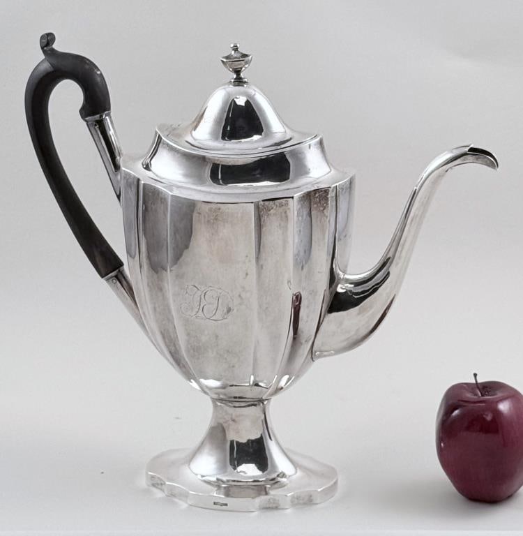 J. Sayre NY Coin Silver Coffee Pot (1 of 10)