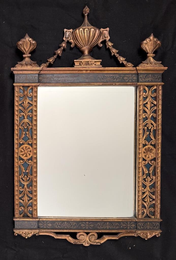Continental Neoclassical Style Gilt Painted Mirror (1 of 5)