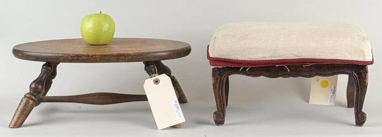 Two Small Vintage Footstools (1 of 5)