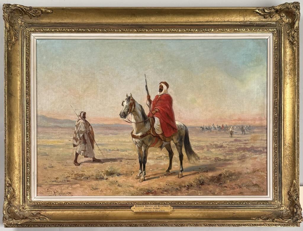 O. Pichat, Bedouin On Horse (1 of 6)