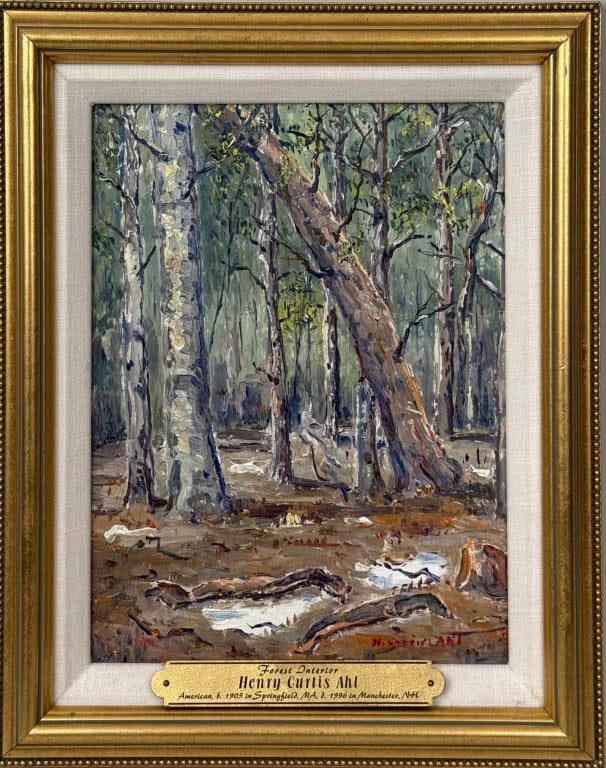 H.C. Ahl, Jr., Forest Interior Scene (1 of 5)