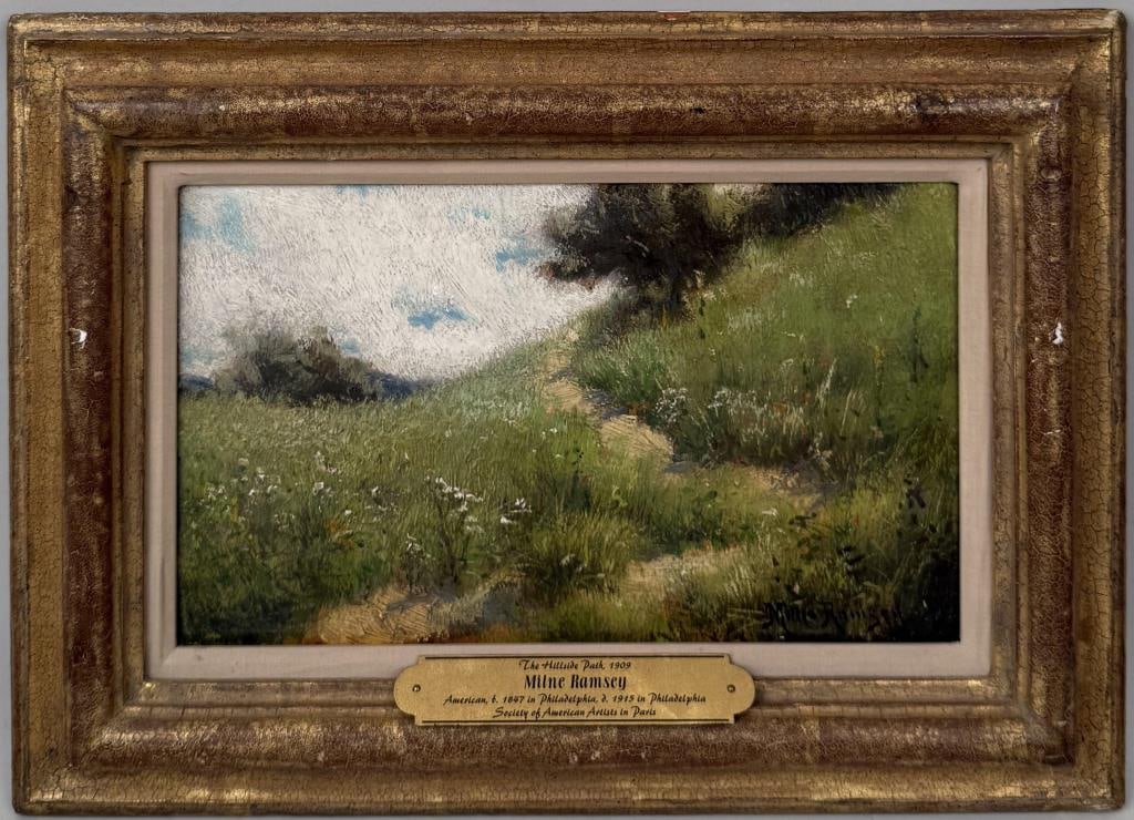 M. Ramsey, The Hillside Path 1909 (1 of 6)