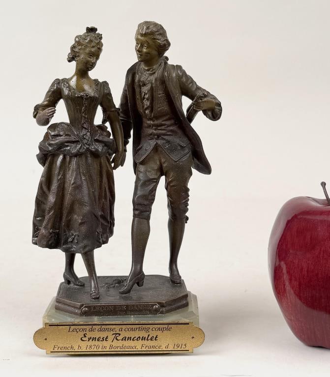 E. Rancoulet, Bronze Sculpture Lecon de Danse (1 of 7)