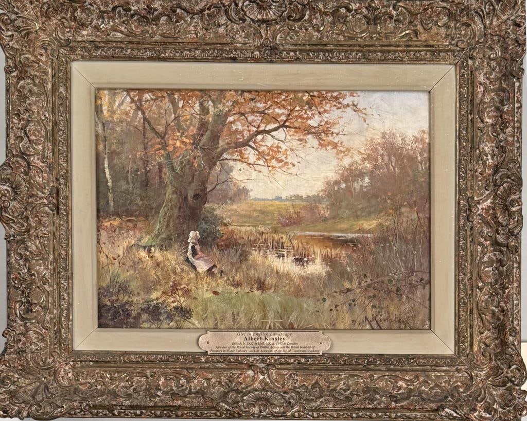 A. Kinsley, Girl In English Landscape (1 of 5)