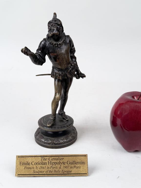 E.C.H. Guillemin, Bronze Sculpture "The Cavalier" (1 of 8)