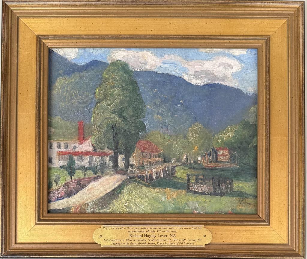 R.H. Lever, Landscape "Peru Vermont" (1 of 6)
