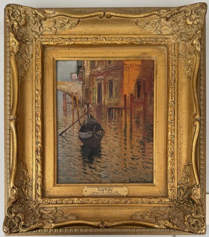 G.W. Drew, The Gondolier, Venice (1 of 5)