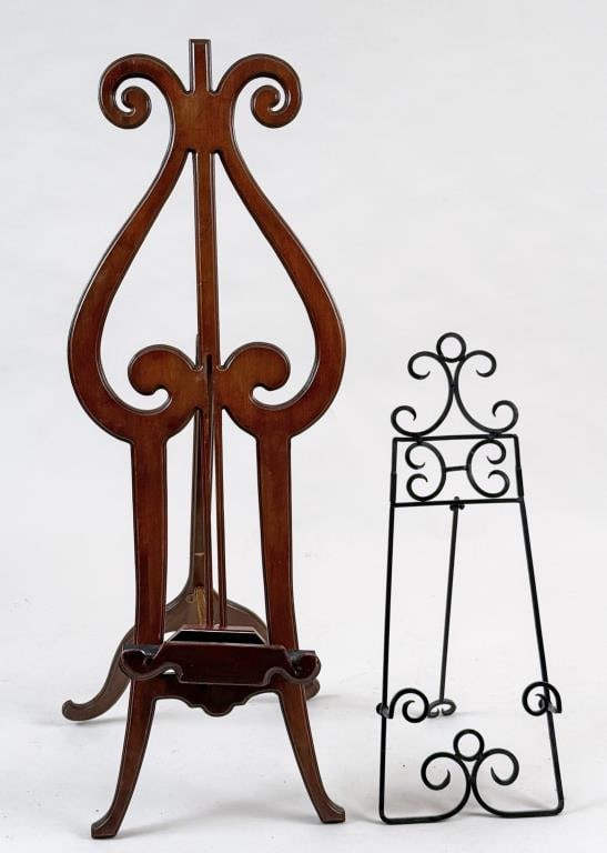 Two Vintage Scrollwork Art Easels (1 of 5)