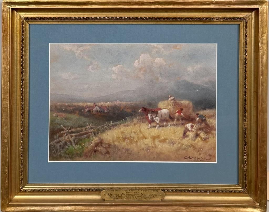 G.W. Nicholson, Hay Cart (1 of 4)