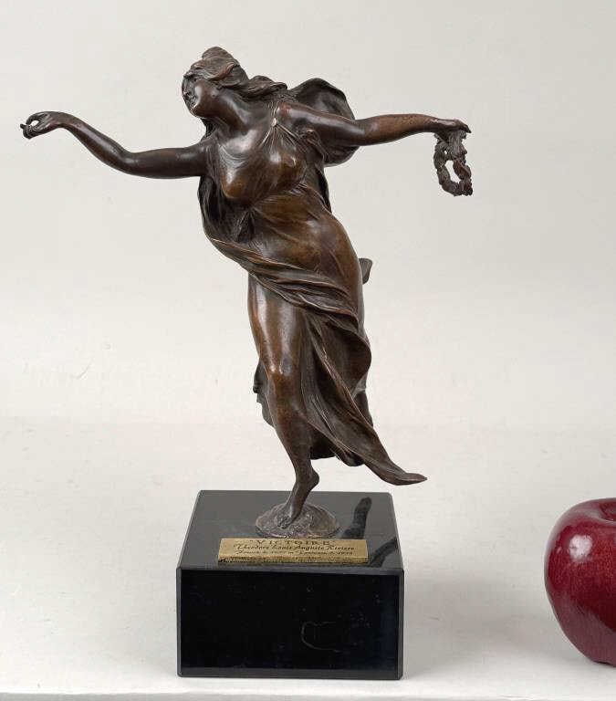T.L. Riviere, Victoire Bronze Sculpture (1 of 7)