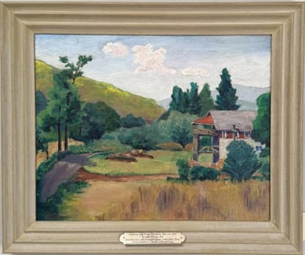 E. Feine, Landscape With House, Woodstock