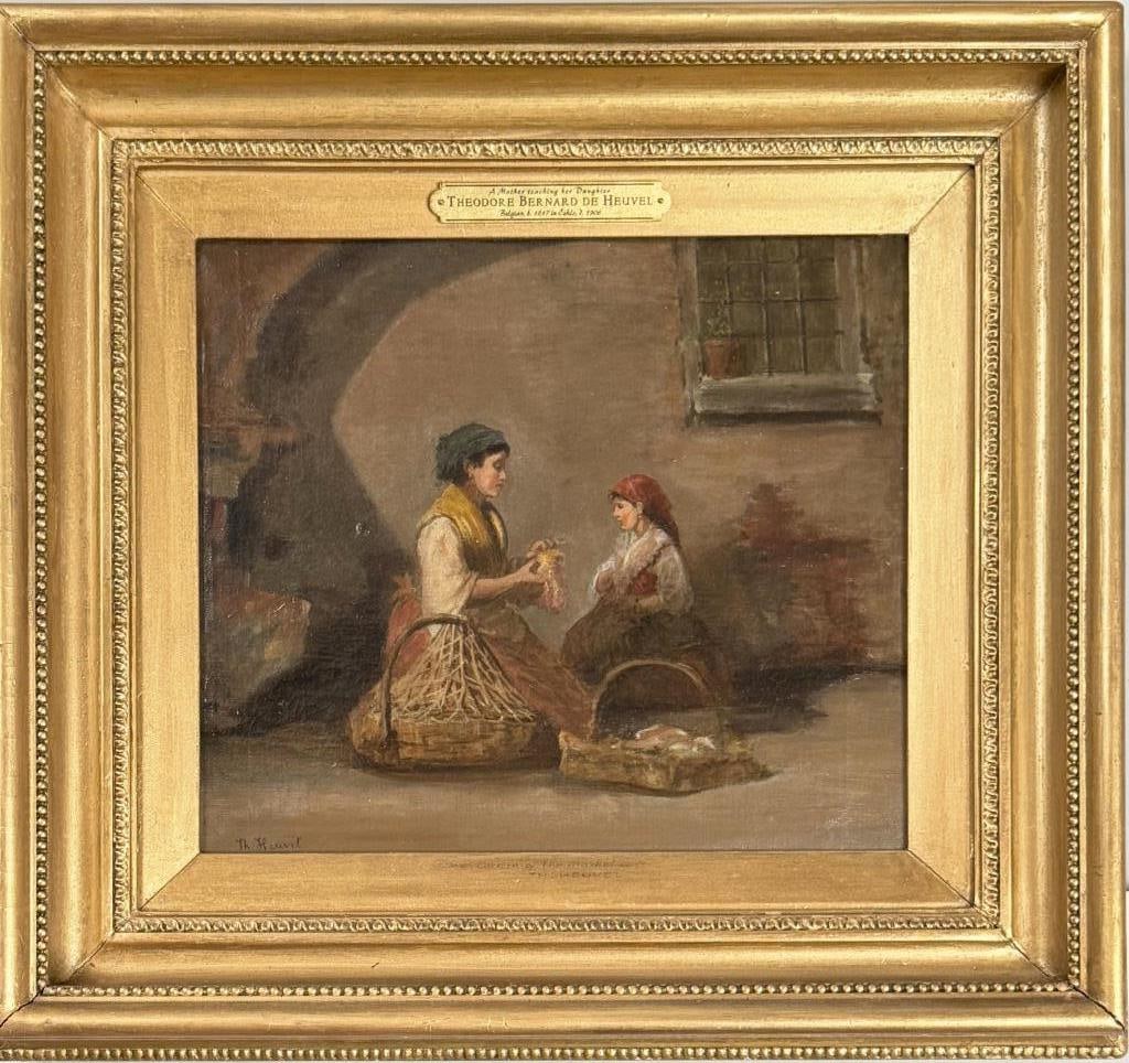 T.B. Heuvel, Mother Teaching Daughter (1 of 4)