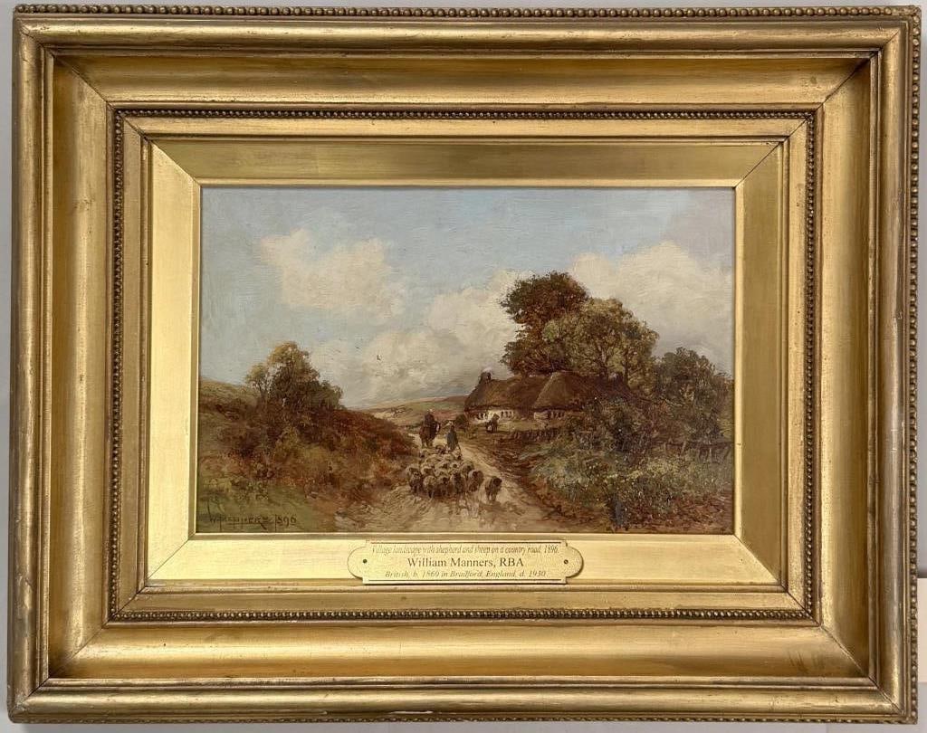 W. Manners, Sheep On Country Road (1 of 4)
