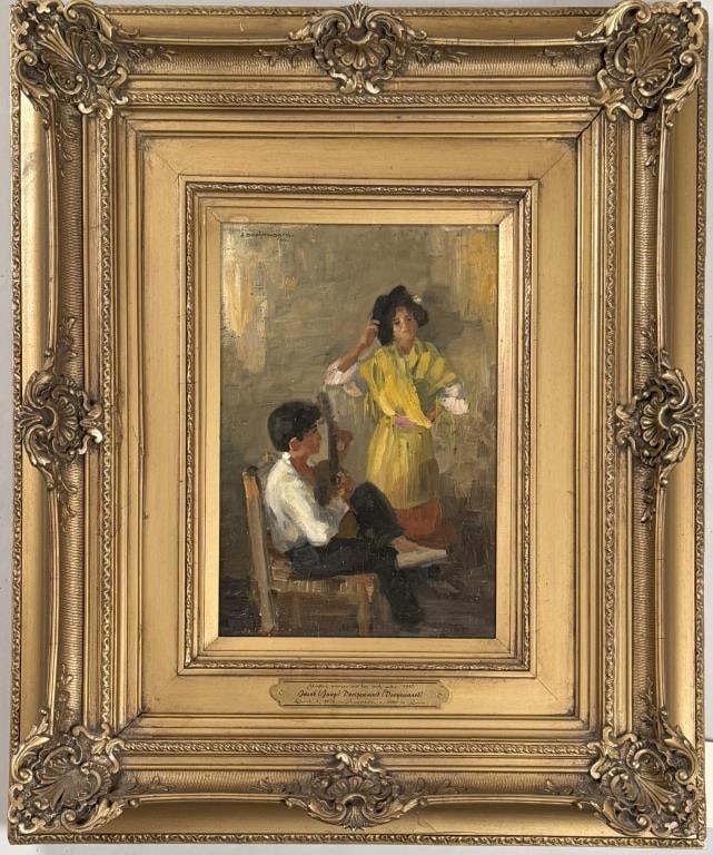 J. Dooijewaard, Man & Woman With Guitar (1 of 5)