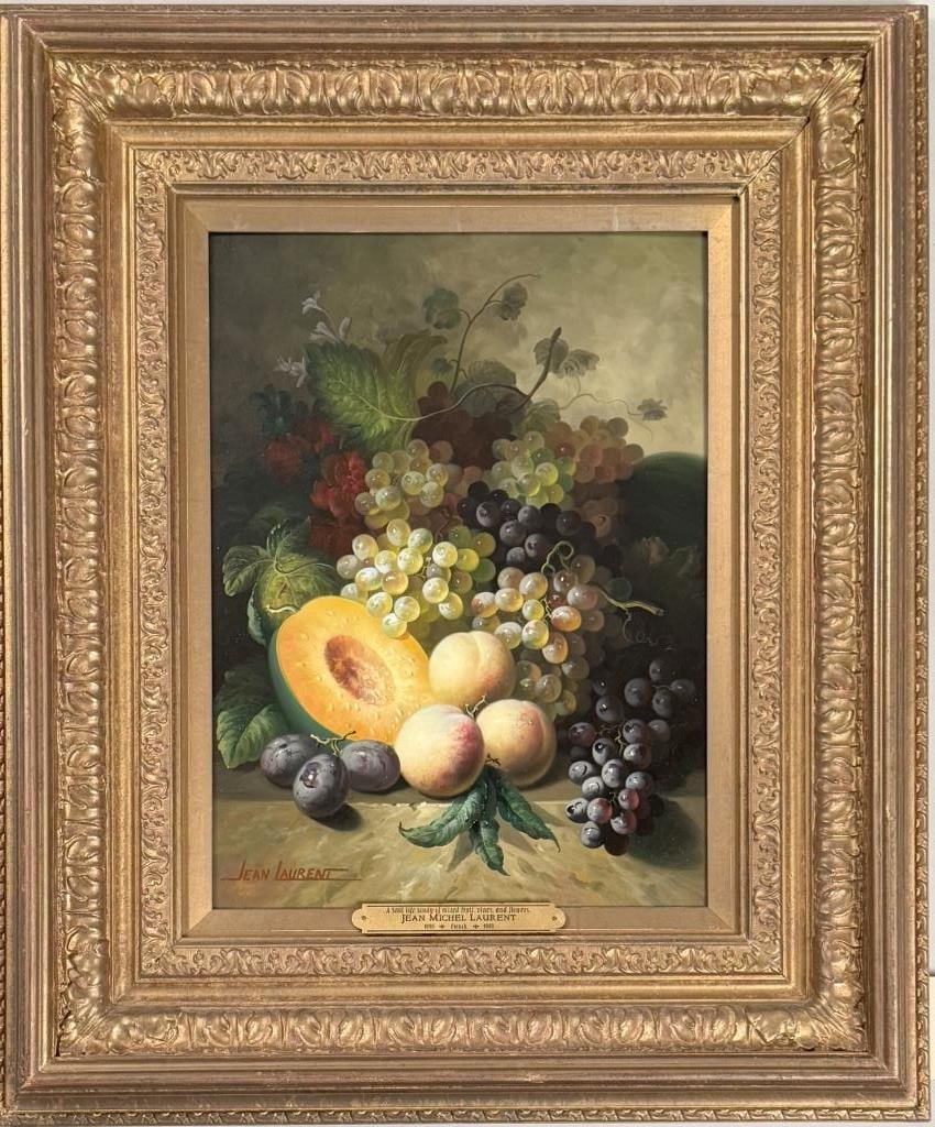 J.M. Laurent, Still Life With Flowers (1 of 5)