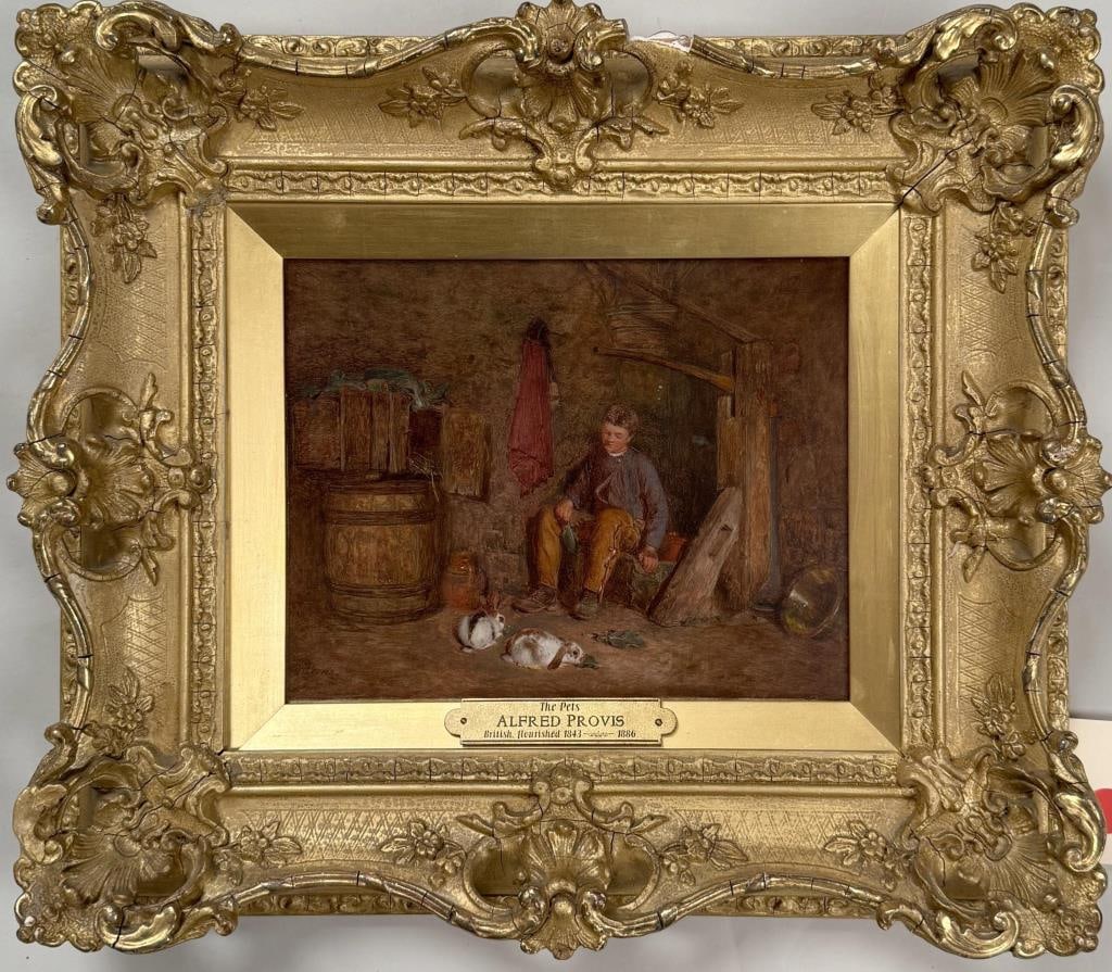 A. Provis, The Pet Rabbits (1 of 4)