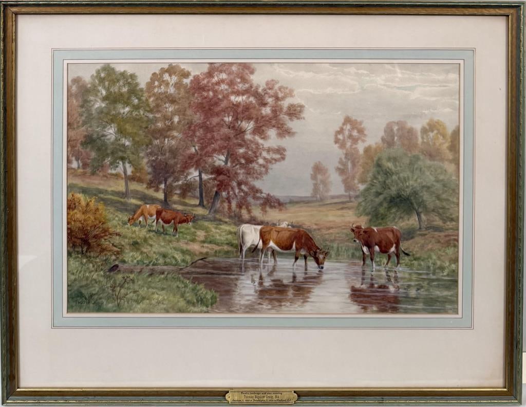 T.B. Craig, Pastoral Cattle Scene (1 of 4)