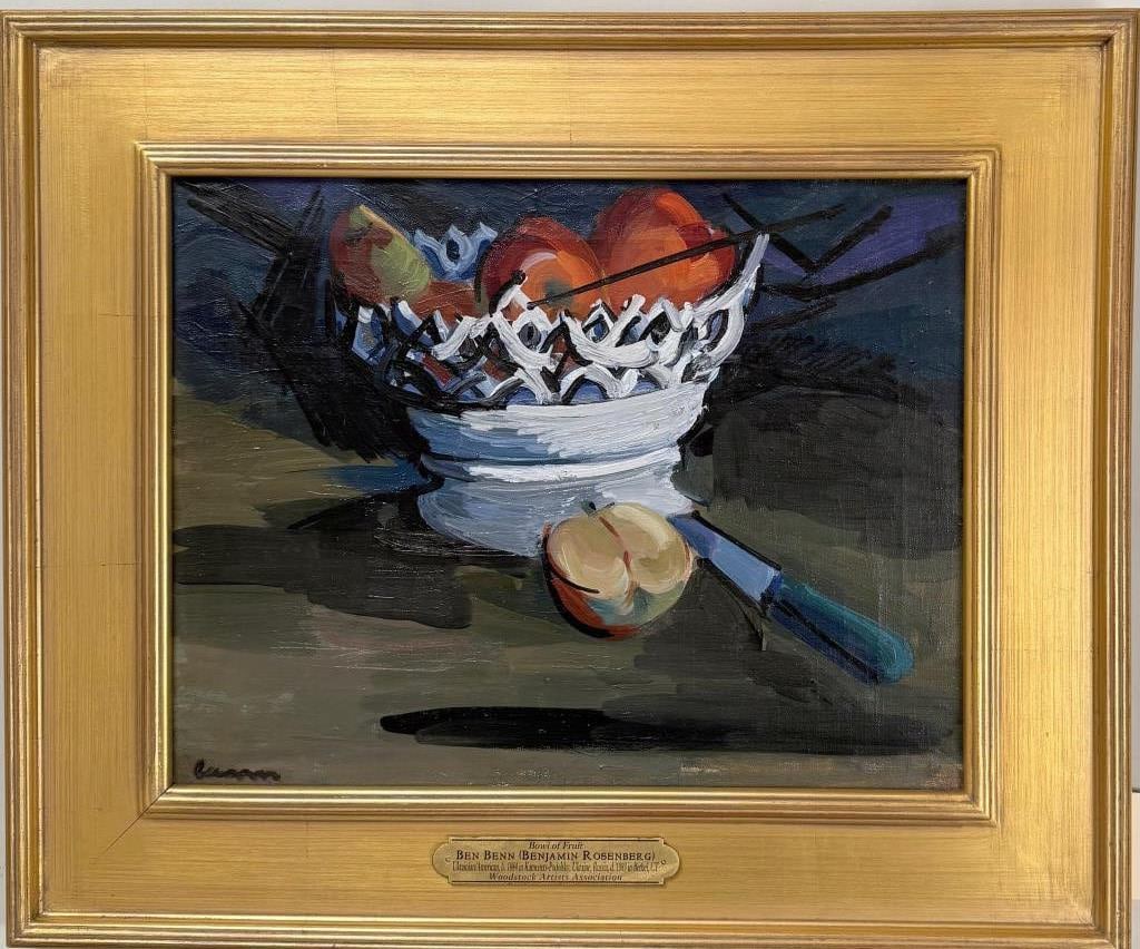 B. Benn, Still Life, Pierced Bowl With Fruit (1 of 6)