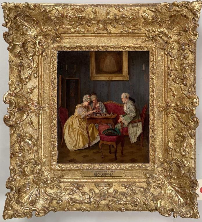 E. Eichinger, Chess Players (1 of 4)