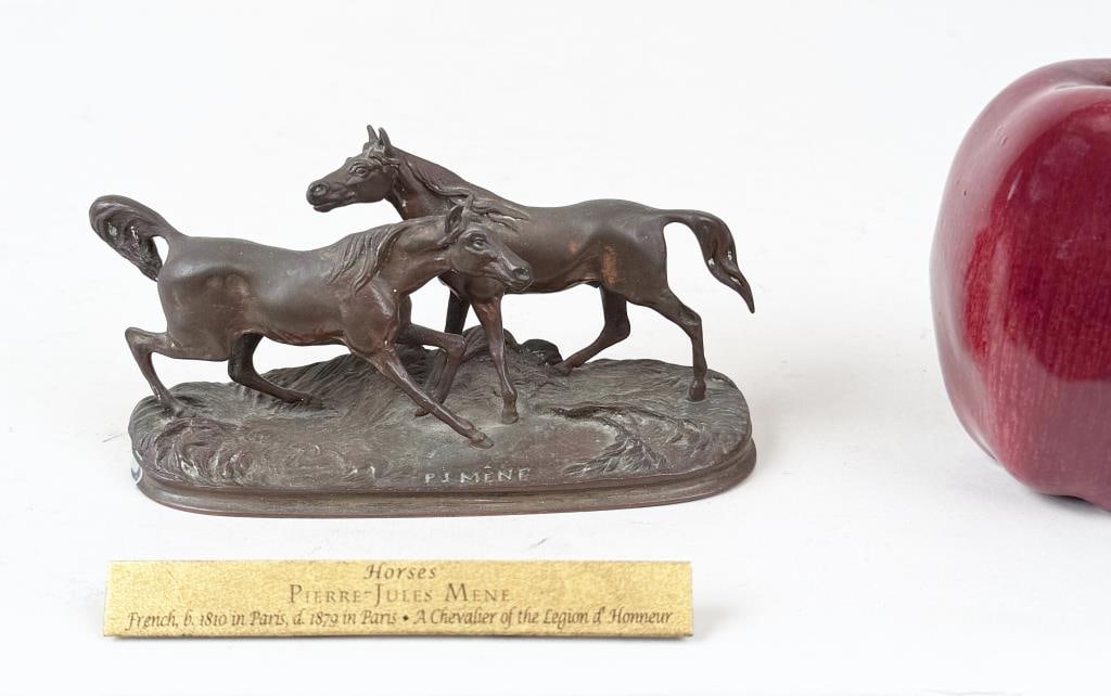 P.J. Mene, Bronze Sculpture Of Horses (1 of 8)