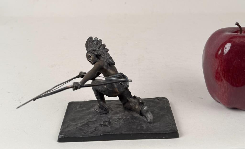 C. Kauba, Native American Bronze Sculpture (1 of 8)