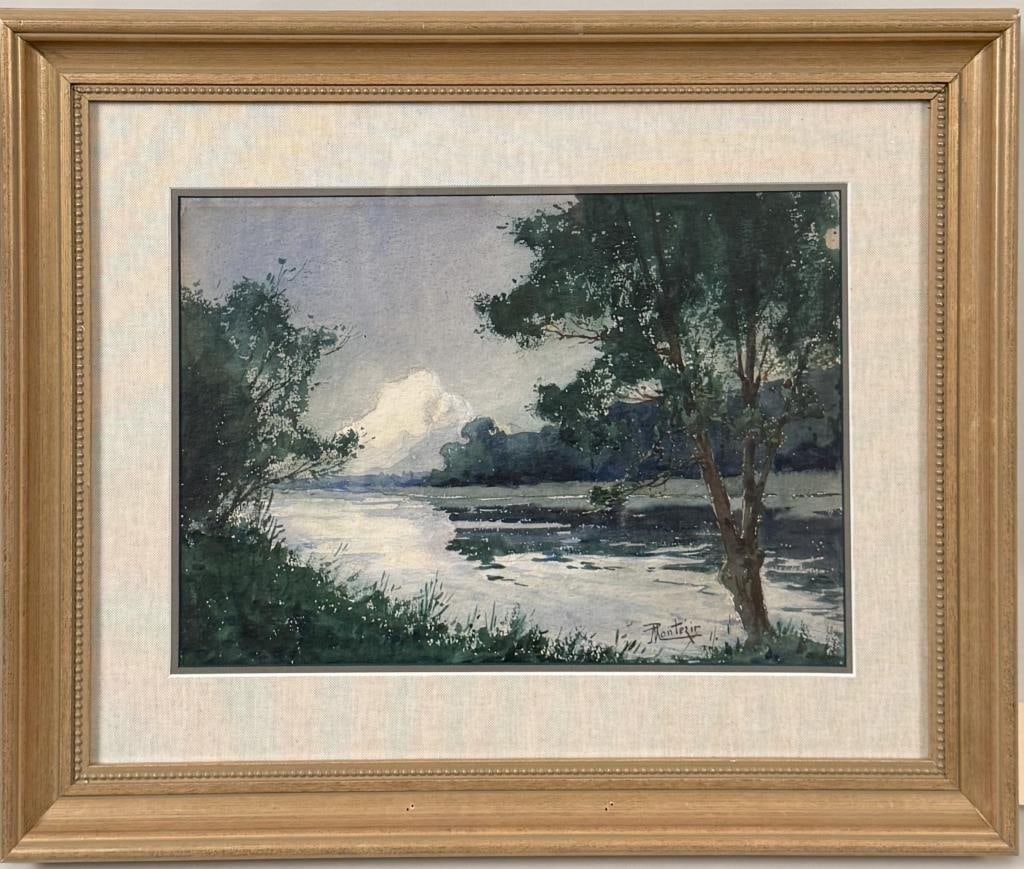 P.E. Montezin, River Landscape (1 of 5)