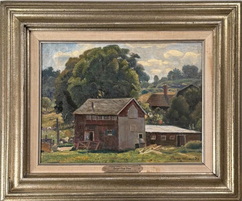 J.O. Olson, Scenic Farmyard Panorama (1 of 4)