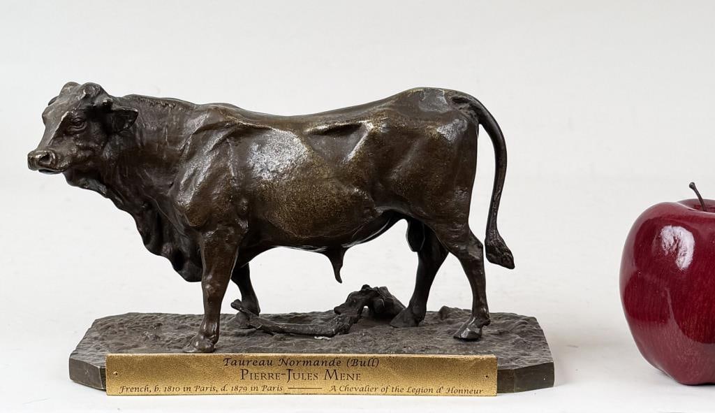 P.J. Mene, Bronze Sculpture Taureau Normandie (1 of 8)