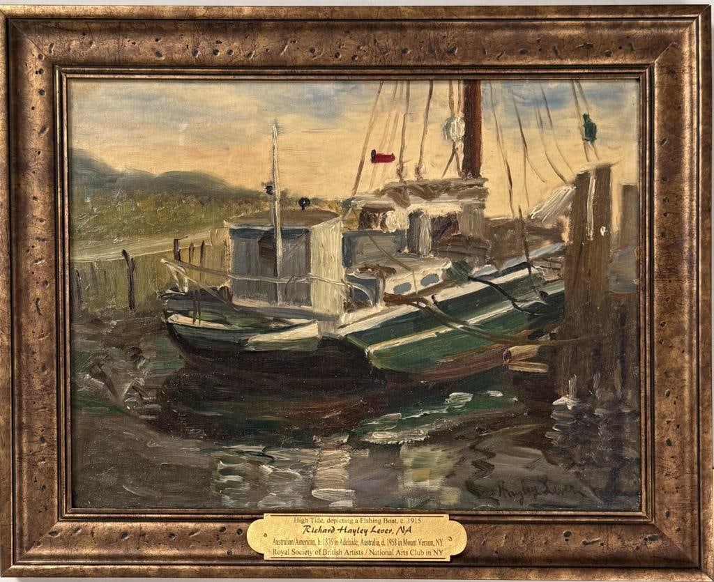 R.H. Lever, Catamaran Fishing Boat In Harbor (1 of 4)