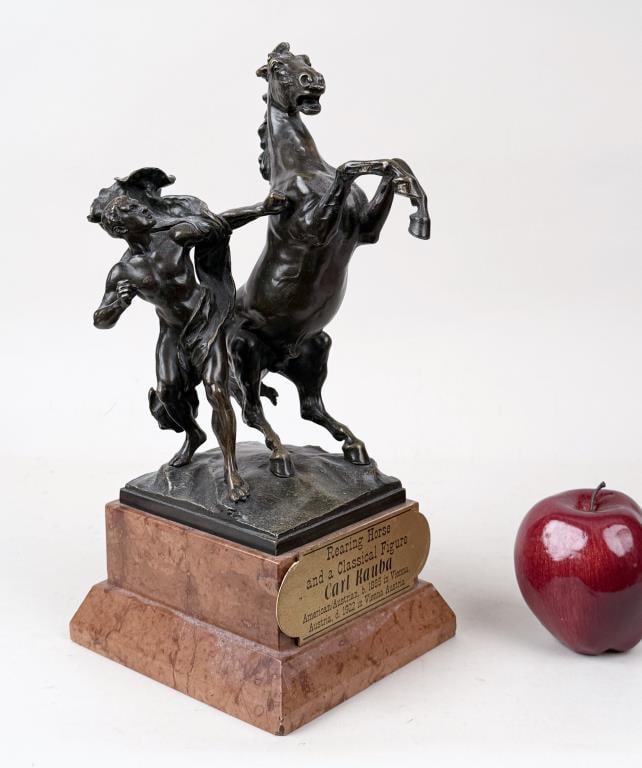 C. Kauba, Rearing Horse Bronze Sculpture (1 of 11)