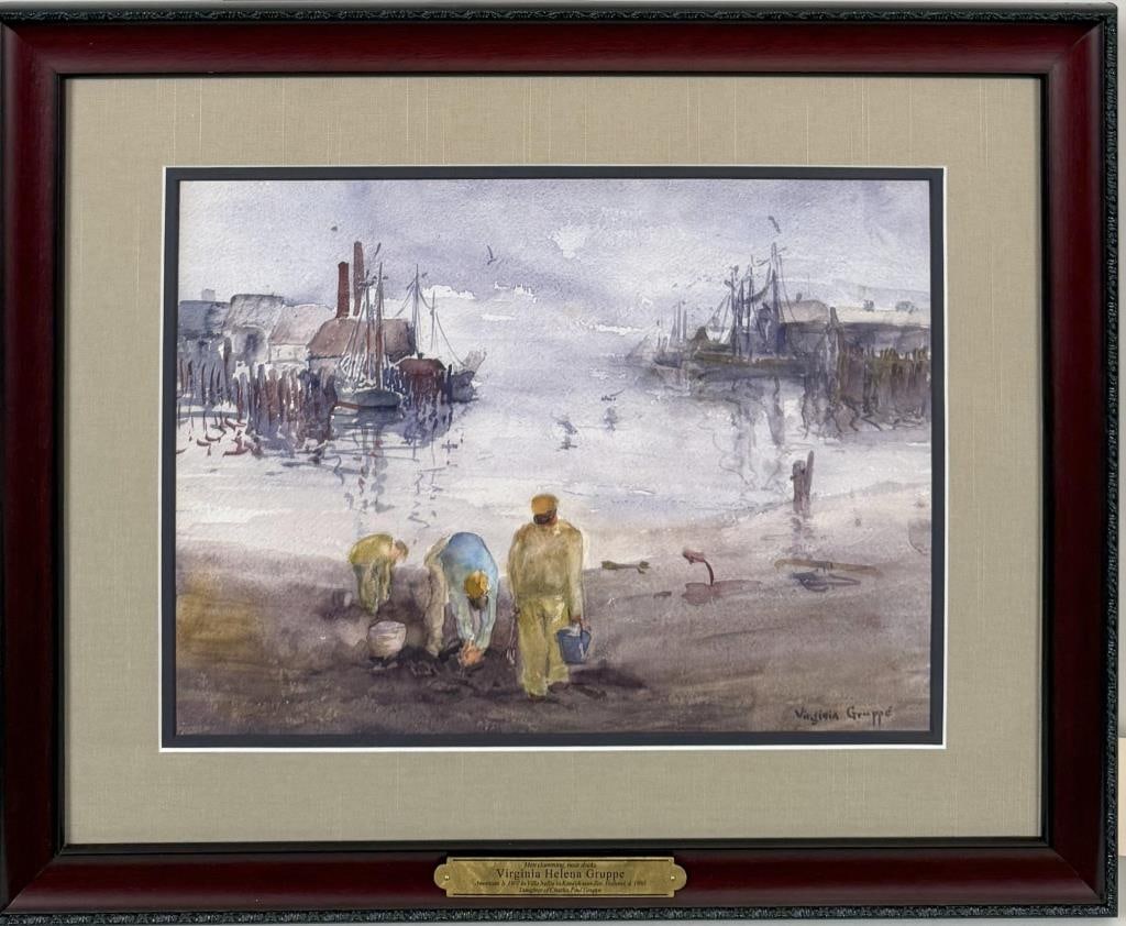 V.H. Gruppe, Men Clamming (1 of 4)