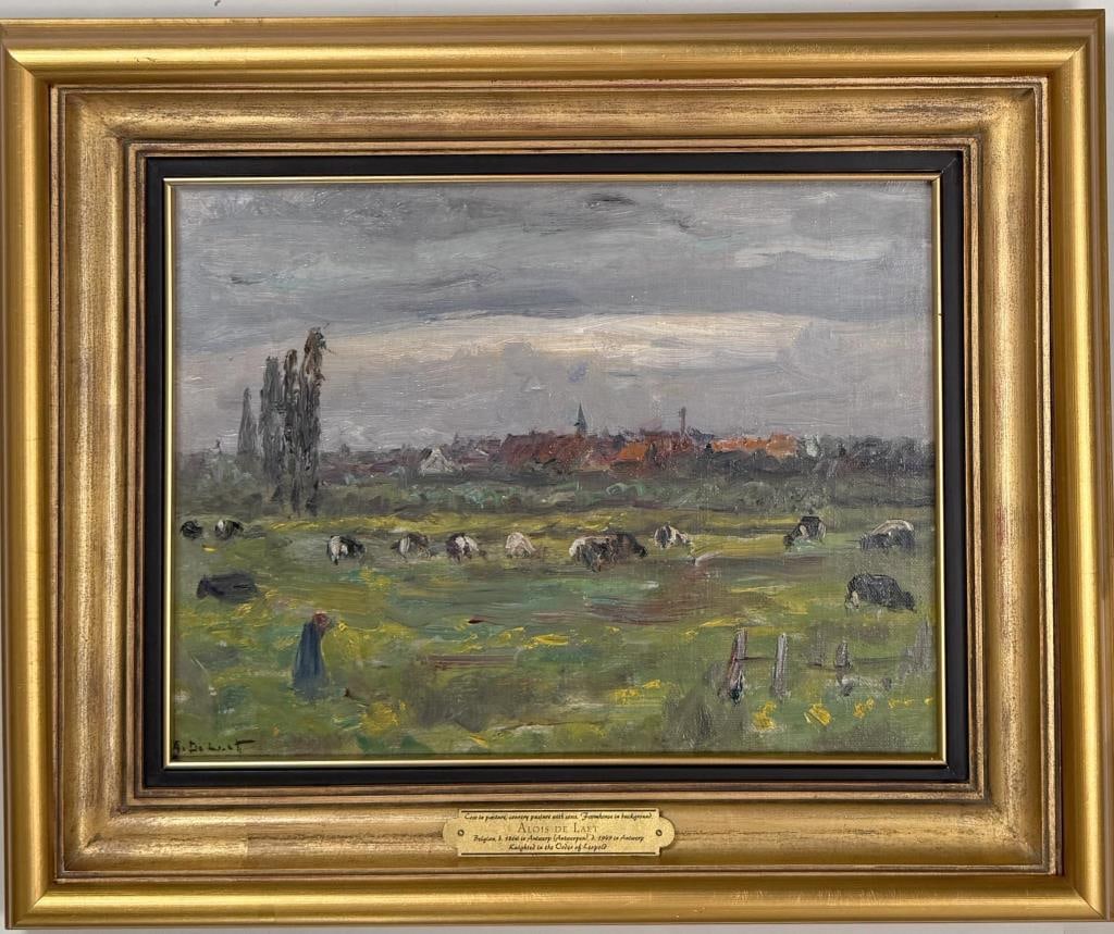 A. De Laet, Landscape Cows In Pasture (1 of 4)