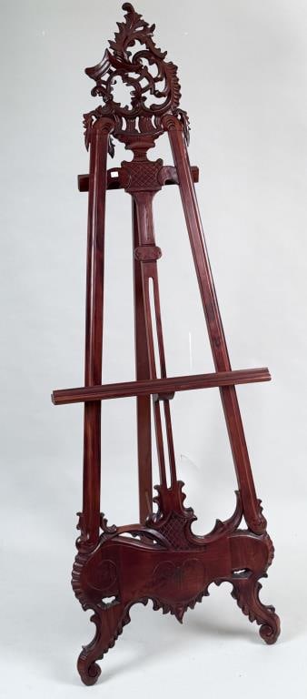Large Carved Wood Art Easel (1 of 5)