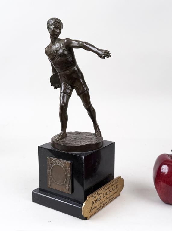 J. Dunach, Bronze Sculpture Discus Thrower (1 of 9)