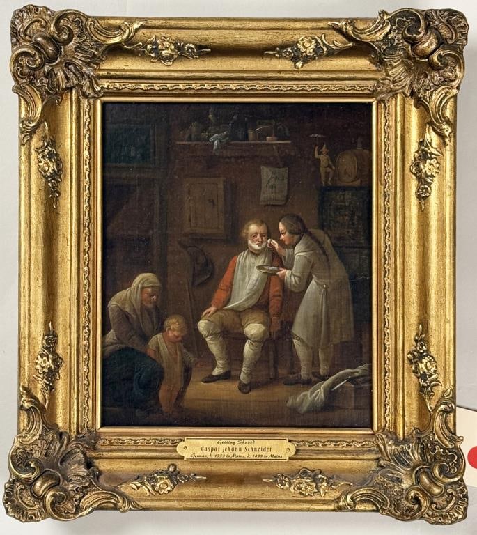 C.J. Schneider, Getting Shaved (1 of 6)