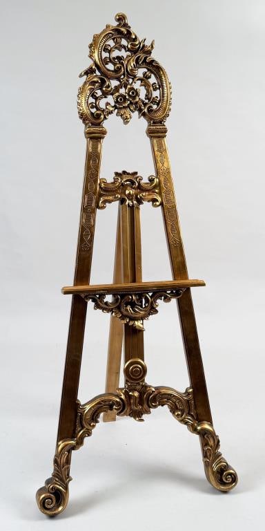 Ornate Gold Gilt Art Easel (1 of 7)