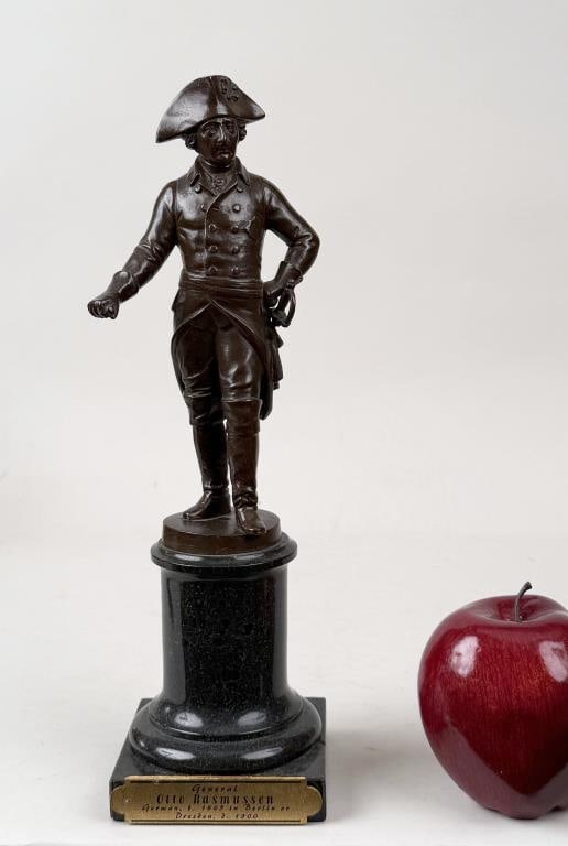 O. Rasmussen, Bronze Sculpture Frederick The Great (1 of 7)