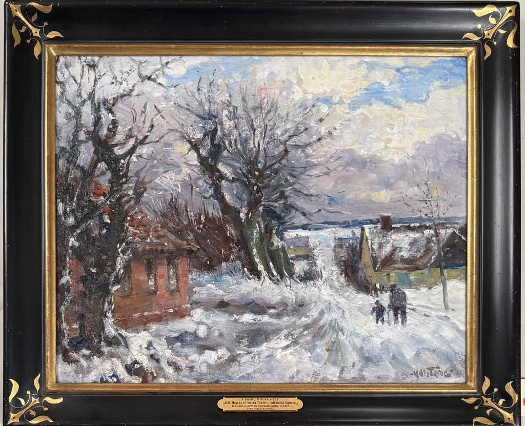 E.M.C. Vantore, A Snowy Winter Scene (1 of 4)