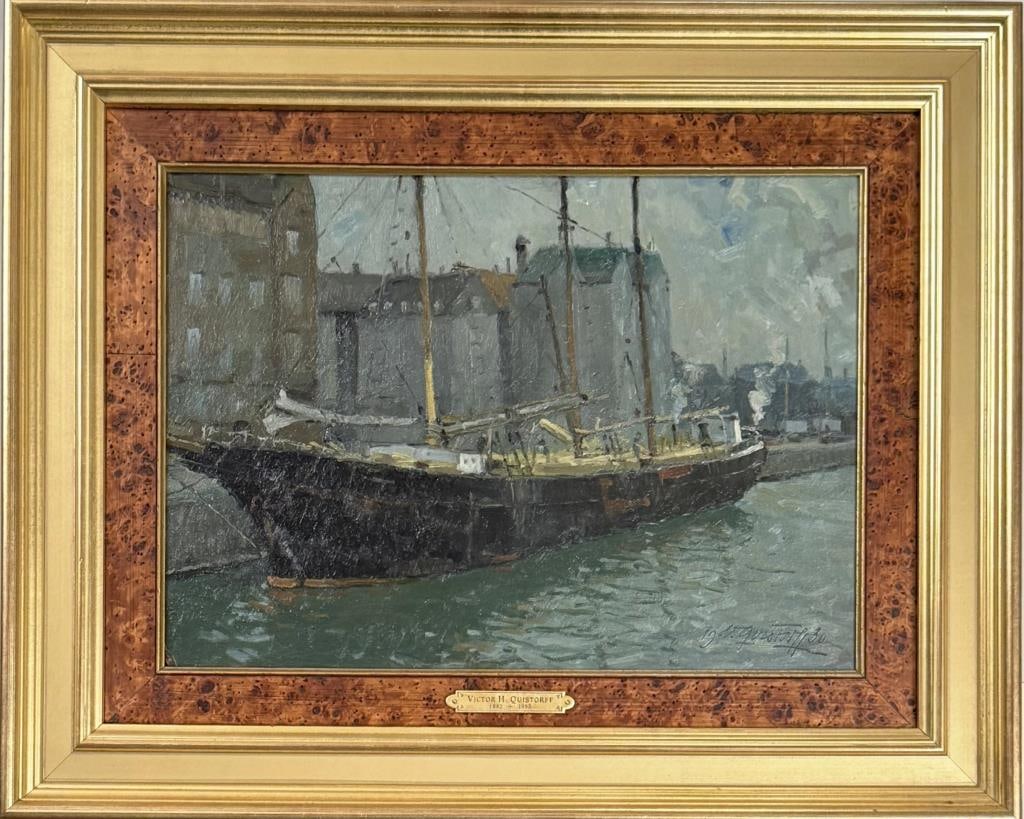 V.H.V. Qvistorff, Ship In Harbor (1 of 4)