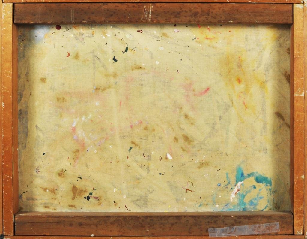 Framed Acrylic Abstract Composition - 2